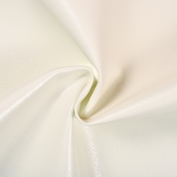 Ткань Дерматин (Кожзам) для мебели, цвет Белый (на отрез)  в Клине