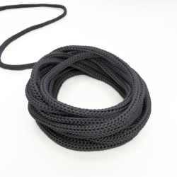 Шнур для одежды d-4.5мм, цвет Серый (на отрез)  в Клине
