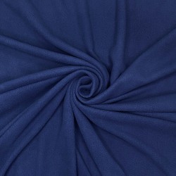 Флис Односторонний 130 гр/м2, цвет Темно-синий (на отрез)  в Клине