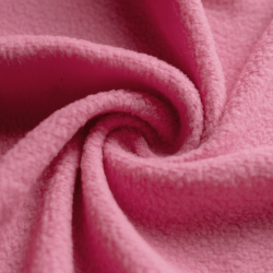 Флис Односторонний 130 гр/м2, цвет Розовый (на отрез)  в Клине