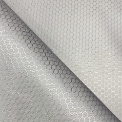 Ткань Оксфорд 300D PU Рип-Стоп СОТЫ, цвет Светло-Серый (на отрез)  в Клине