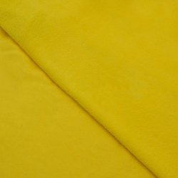 Флис Односторонний 180 гр/м2, Желтый (на отрез)  в Клине