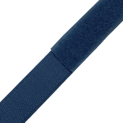 Контактная лента 25мм  Синий (велькро-липучка, на отрез)  в Клине