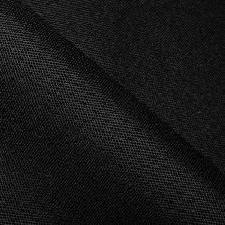 Прорезиненная ткань Оксфорд 600D ПВХ, Черный (на отрез)  в Клине