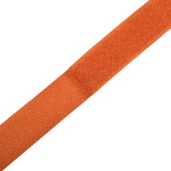 Контактная лента 25мм  Оранжевый (велькро-липучка, на отрез)  в Клине