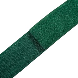 Контактная лента 40мм (38мм) цвет Зелёный (велькро-липучка, на отрез)  в Клине
