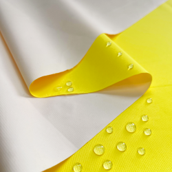 Водонепроницаемая Дышащая Мембранная ткань PU 10'000, цвет Жёлтый (на отрез)  в Клине