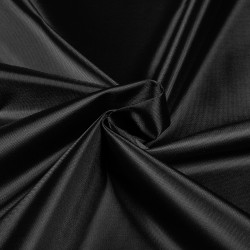 *Ткань Оксфорд 210D PU, цвет Черный (на отрез)  в Клине