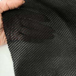 Сетка 3D трехслойная Air mesh 165 гр/м2, цвет Черный (на отрез)  в Клине