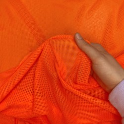 Трикотажная Сетка 75 г/м2, цвет Оранжевый (на отрез)  в Клине